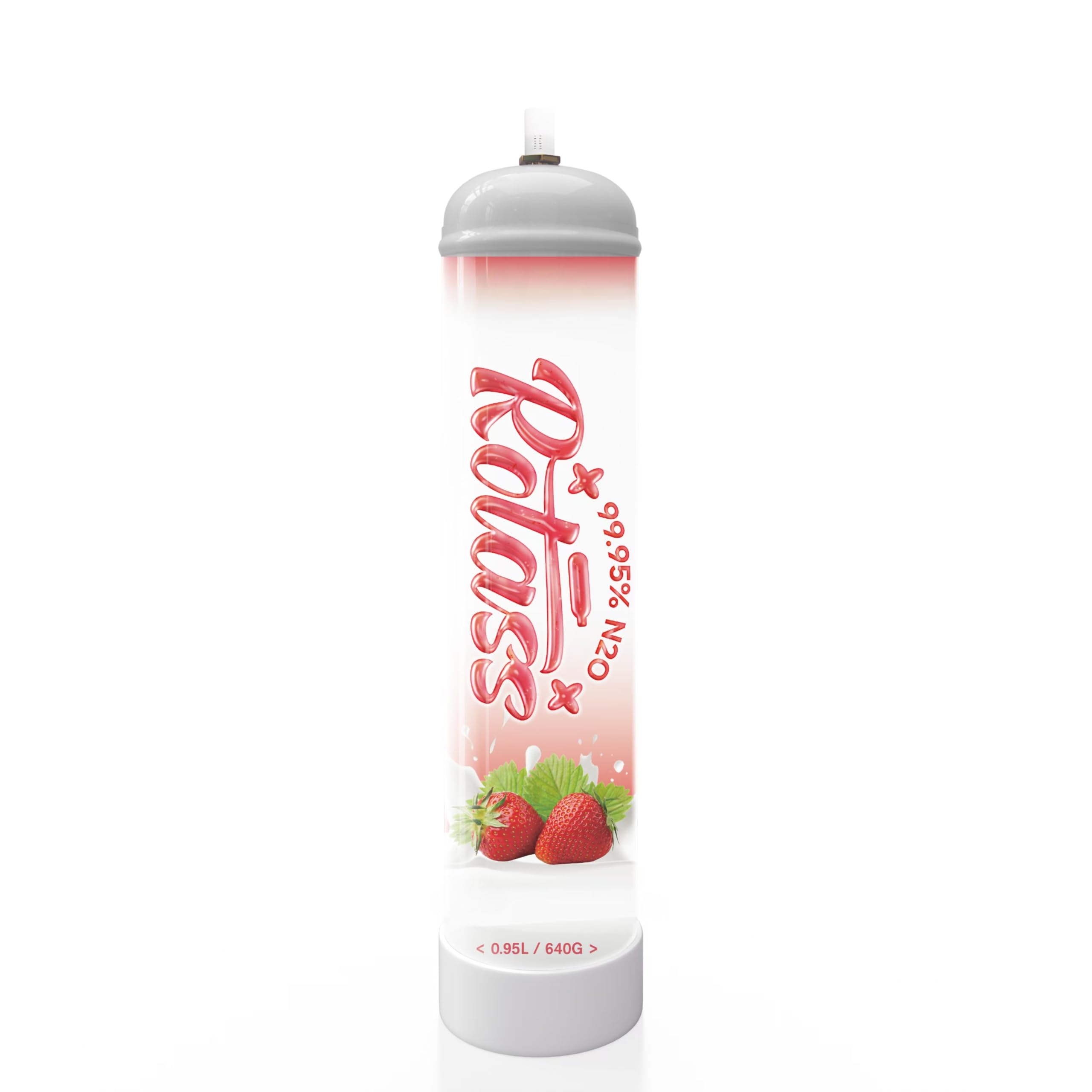 Rotass Flavor Nitrous Oxide Tank Whipped Cream Cylinders 0.95L 99.95% Pure N2O Tank 640G Whipped Cream Cartridges(6 Cylinders)