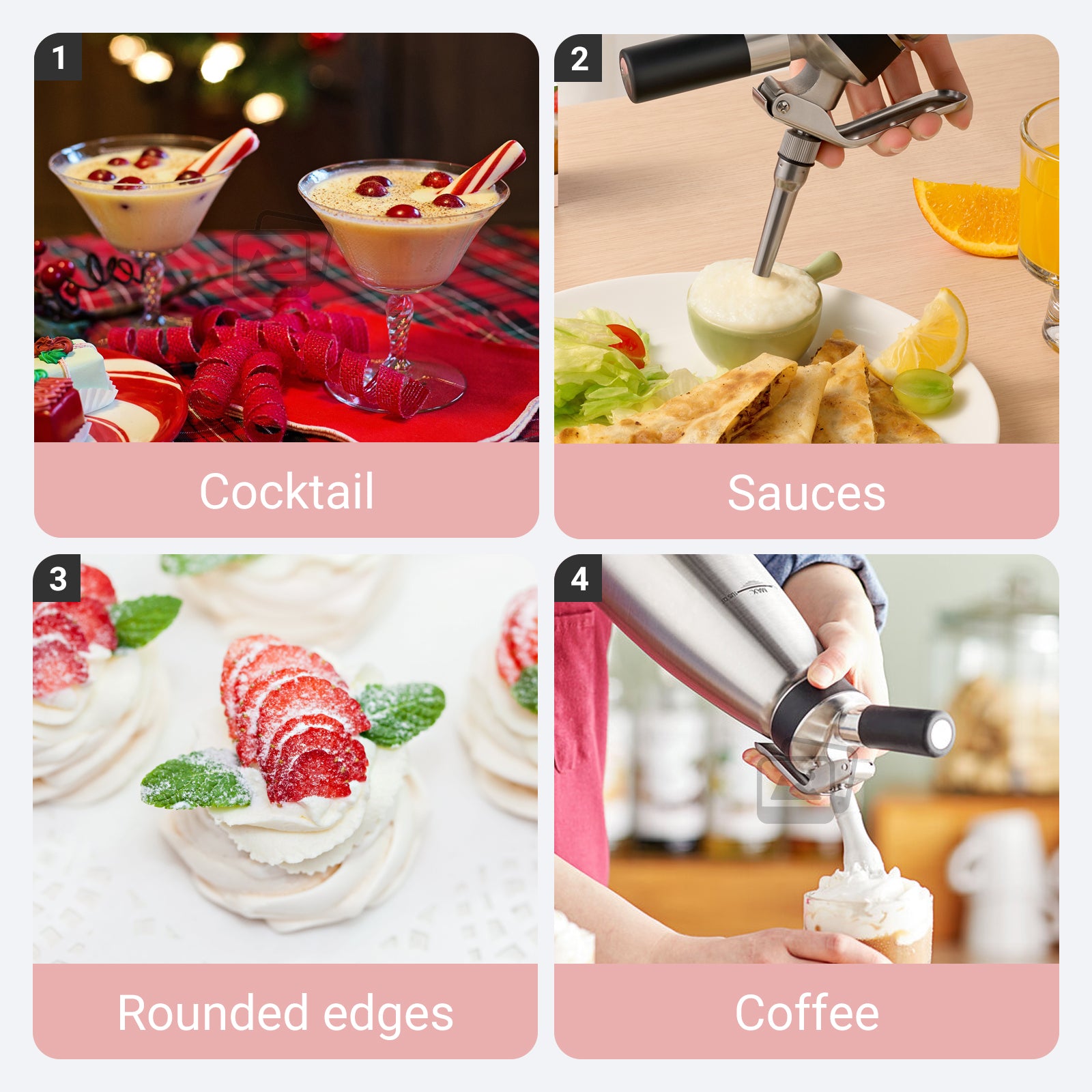 Whipped Cream Dispenser + 8g Cream Chargers