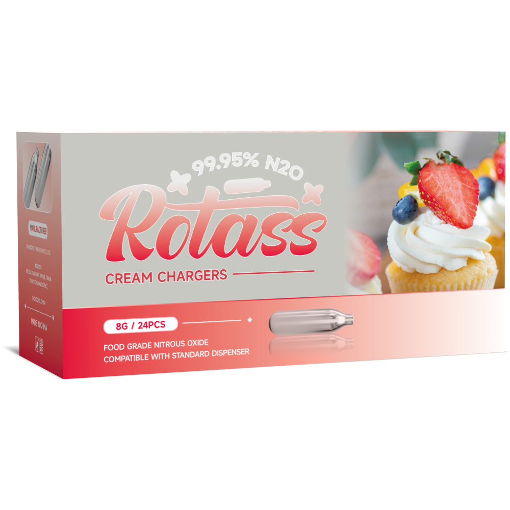 Rotass 10 Pack 8g Cream Chargers