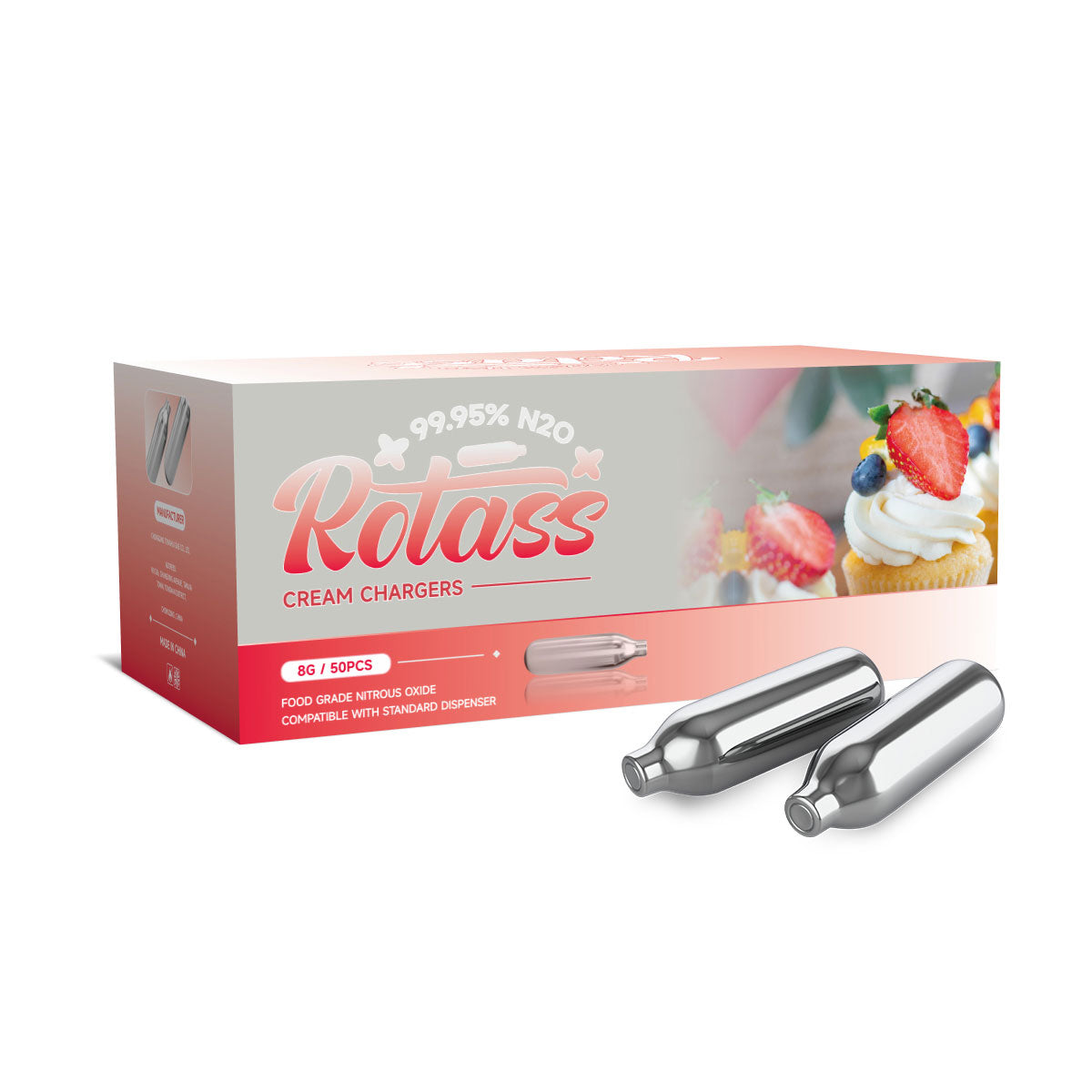 8G Cream Chargers | Rotass（Single box packaging）